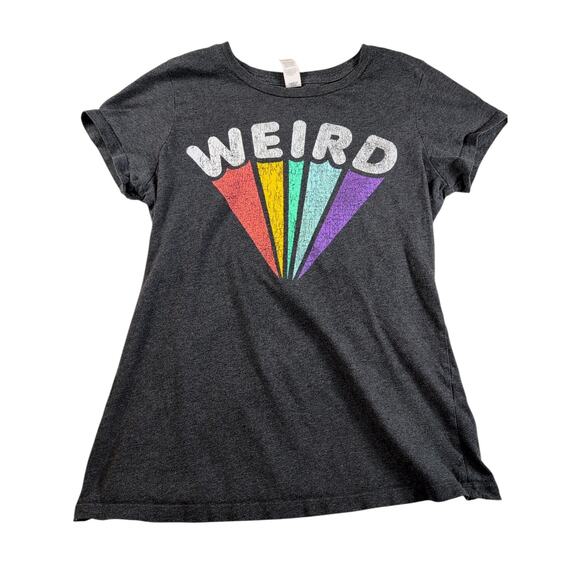District Women's Graphic Tee Shirt Weird Size Small Petite - Picture 1 of 5